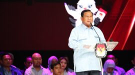 Acara debat kelima Pilpres 2024 yang digelar di Jakarta Convention Center (JCC), Jakarta. (Dok. TKN Prabowo - Gibran)
