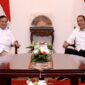 Calon Presiden No Urut 02, Prabowo Subianto bersama Presiden Jokowi. (Dok. Presidenri.go.id)