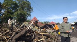 Banjir bandang melanda dua kecamatan di Kabupaten Agam, Provinsi Sumatera Barat. (Dok. BPBD Kabupaten Agam)
