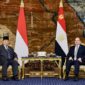 Presiden RI Prabowo Subianto dan Presiden Republik Arab Mesir, Abdel Fattah El-Sisi melakukan pertemuan bilateral di Istana Kepresidenan Al Ittihadiya, Kairo (Dok. Tim Media Prabowo)