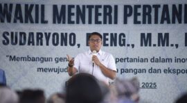 Wakil Menteri Pertanian Sudaryono Saat Mengunjungi Business Development Services Providers P4S Sintario di Banyuwangi, Jawa Timur. (Dok. Kementerian Pertanian)

